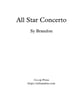 All Star Concerto for Brass Quintet P.O.D cover